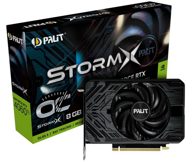 Palit представи компактните графични карти GeForce RTX 4060 Ti StormX и RTX 4060 Dual