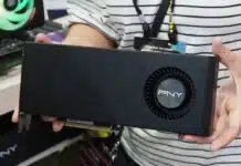 PNY показа GeForce RTX 4070 с “турбинен“ охладител