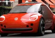 VW Beetle Electric Concept се появи изненадващо в Париж