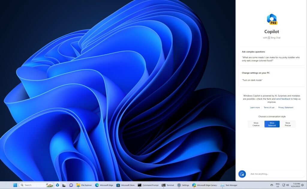 Windows Copilot: Разгръщане на мощта на ИИ в Windows 11