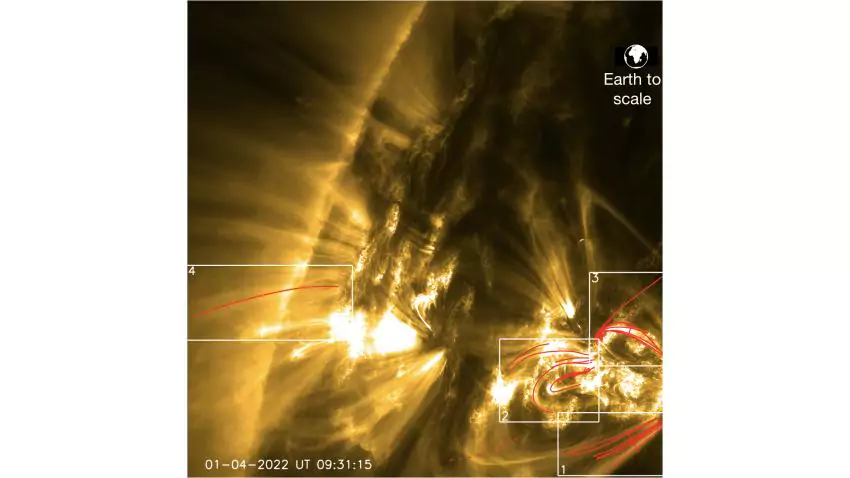 Solar Orbiter за първи път наблюдава поток от „падащи звезди“ на Слънцето