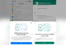 Потребителите на общността на WhatsApp ще могат напълно да скриват телефонните си номера