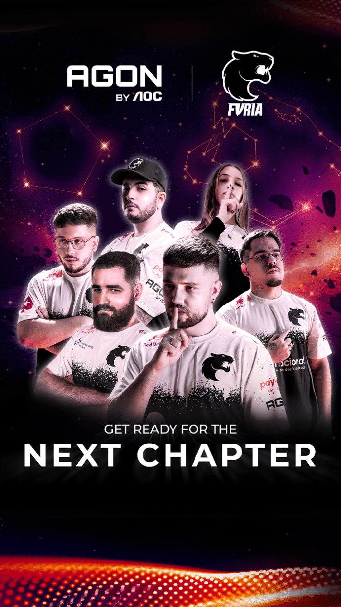 Banner_TPVGlobal_705x1256 AGON by AOC разширява спонсорството си на бързо развиващия се екип на FURIA Esports до глобално ниво