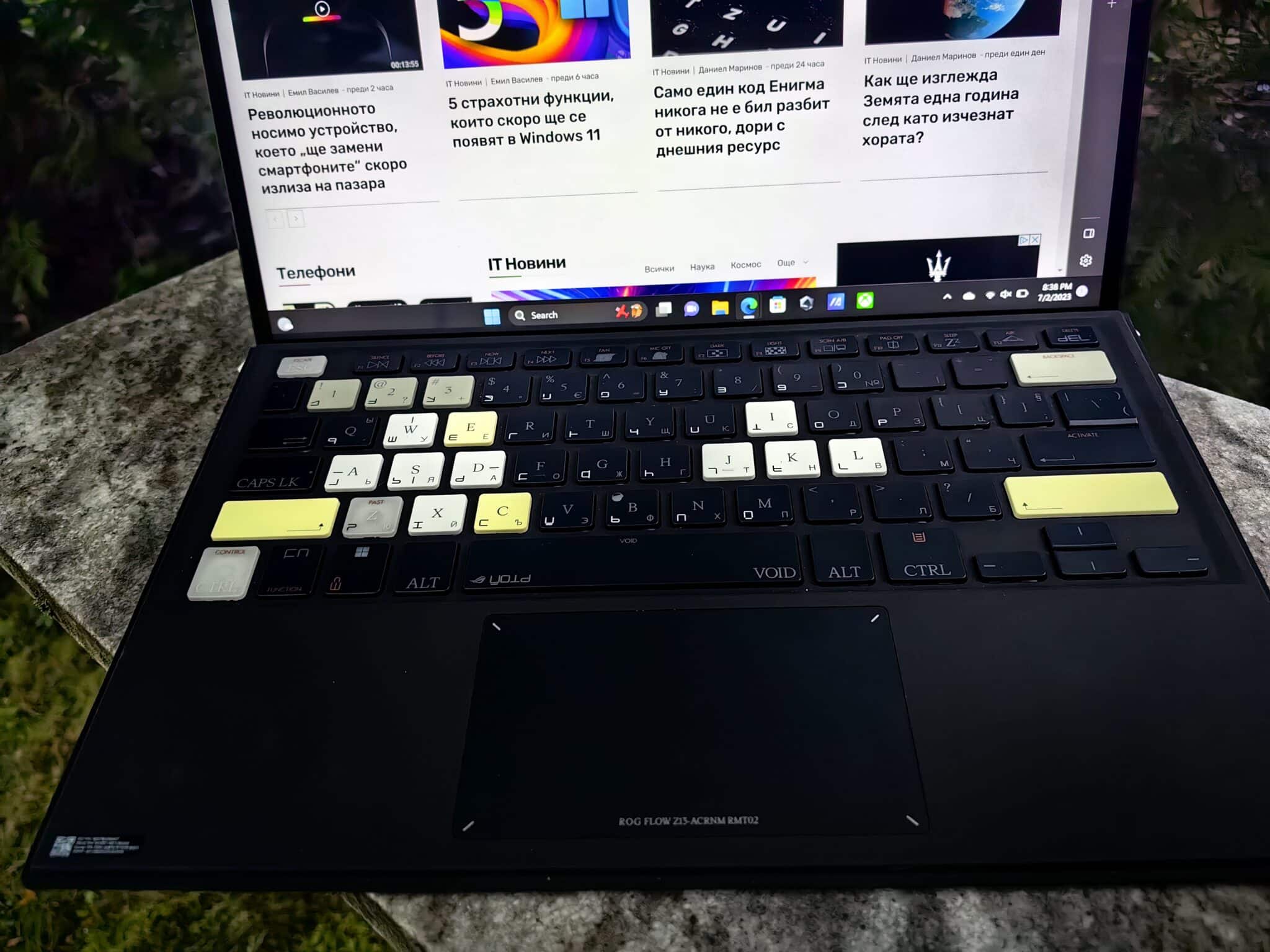 Asus ROG Flow Z13 ACRONYM – супер мощен геймърски лаптоп/таблет с уникална външност