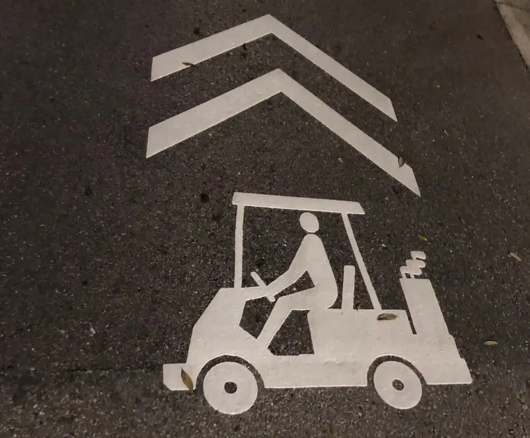 Golf_cart_sharrows Ето коя е истинската електричка „на народа“