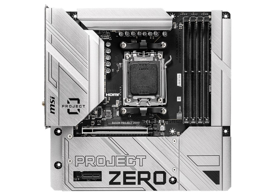 MSI представи дънната платка B650M Project Zero с обърнати конектори