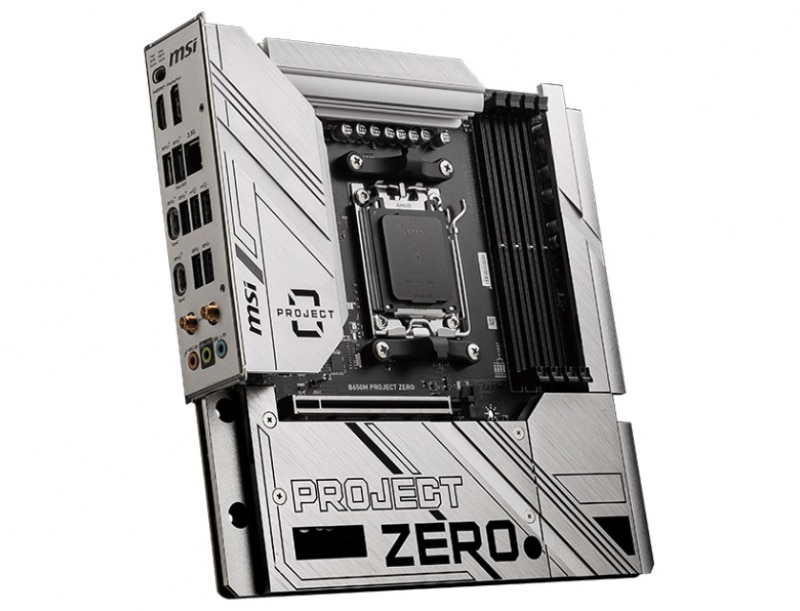 MSI представи дънната платка B650M Project Zero с обърнати конектори