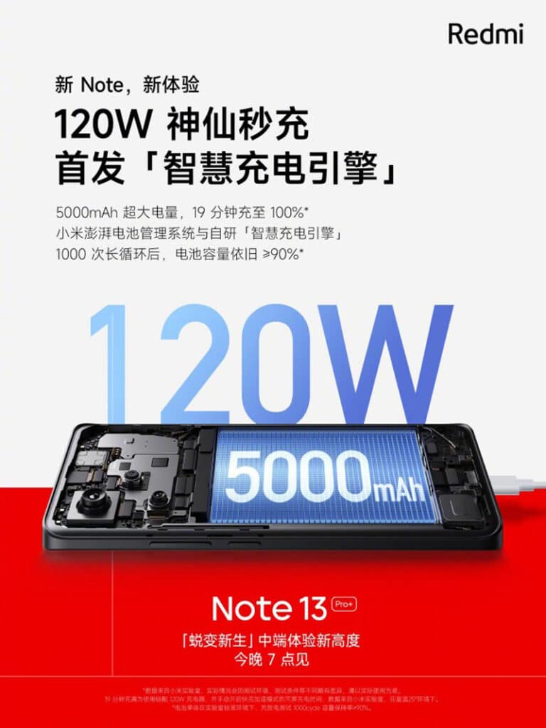 Xiaomi Redmi Note 13 Pro+ ще получи флагманска LDDR5 памет и 120W бързо зареждане