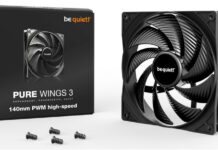 Be quiet! представи тихите корпусни вентилатори Pure Wings 3 с високо статично налягане