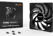 Be quiet! представи тихите корпусни вентилатори Pure Wings 3 с високо статично налягане