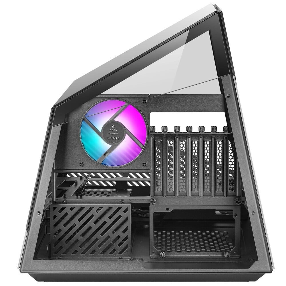 AZZA MESA 811: асиметричен компютърен корпус за 0