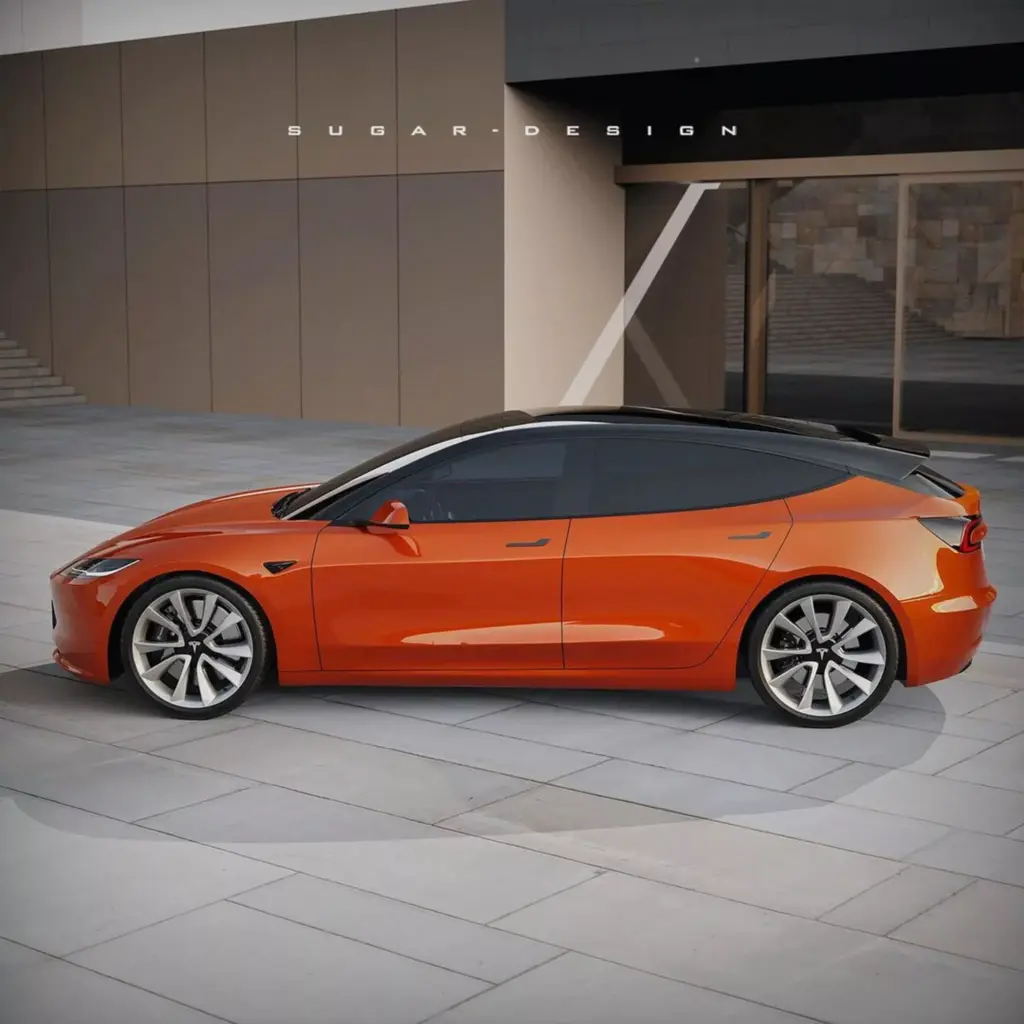 Ето как би изглеждала Тесла 3 shooting brake
