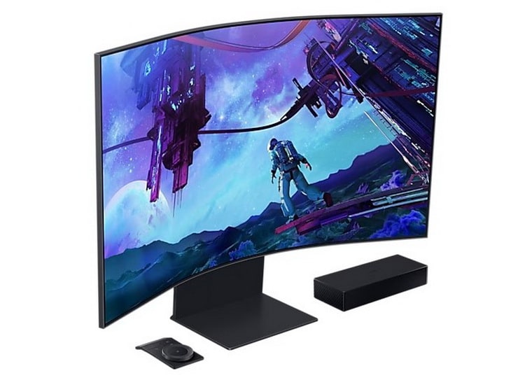 Samsung пусна на пазара огромния 55-инчов извит геймърски монитор Odyssey Ark 2nd Gen за 00