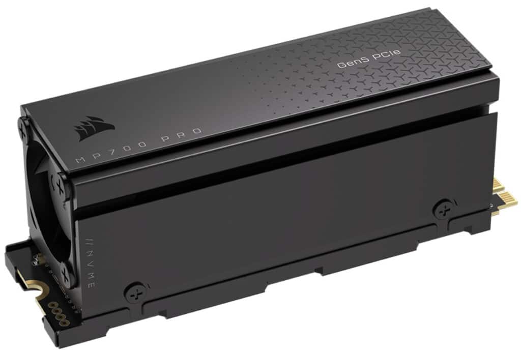 Corsair представи MP700 Pro – SSD диск със скорости до 12 400 MB/s и въздушно или течно охлаждане