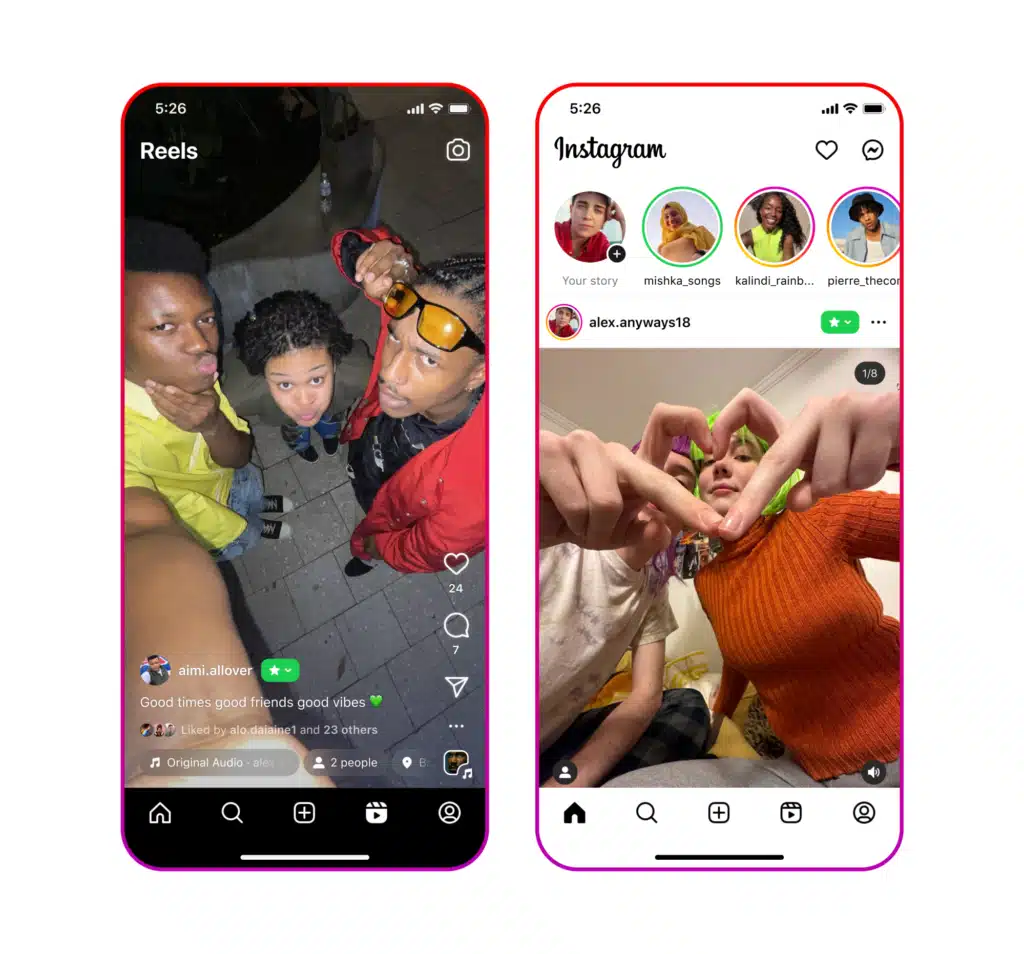Instagram вече позволява да споделяте публикации и рийлове само с близките си приятели