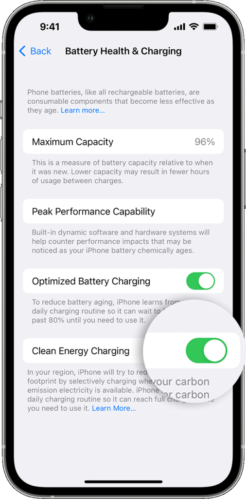 Зареждане на iPhone с чиста енергия: Какво представлява и как работи + уловка