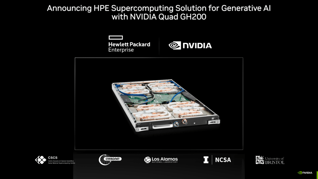 NVIDIA представи ИИ-ускорителите H200 и Quad GH200
