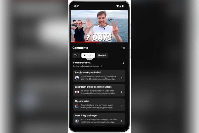 Функции с ИИ за абонатите на YouTube Premium: чатбот с отговори на въпроси за видеоклипове и резюмета на коментари