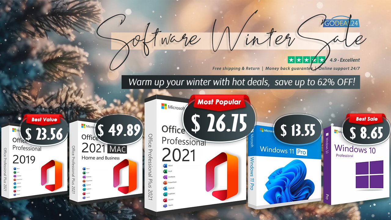 Доживотният Office 2021 Pro се предлага едва за ,75, а Windows 11 Pro – само за ,55. Възползвайте се от шанса, докато предлагането продължава