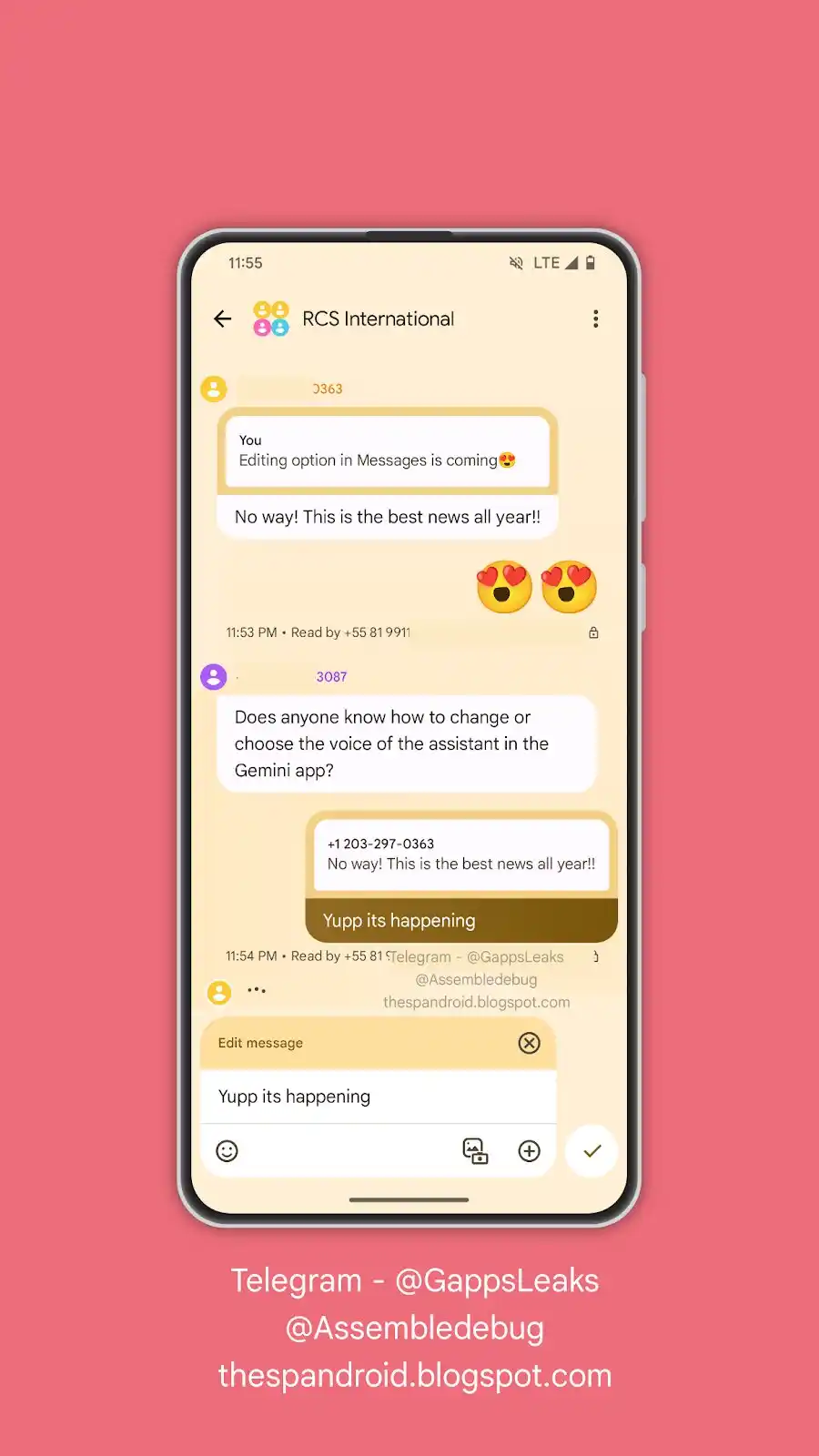 В Google Messages най-после могат да се редактират съобщенията