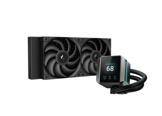 DeepCool представя AIO течните охладители MYSTIQUE с впечатляващ 2.8″ LCD екран и технология от следващо поколение