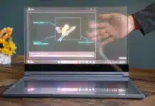Lenovo официално представи концептуалния си лаптоп с прозрачен MicroLED дисплей