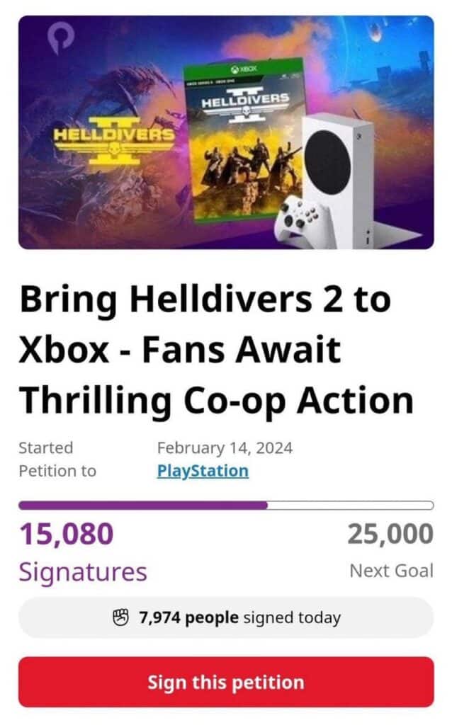 Геймърите искат да видят Helldivers 2 за Xbox. Стартираха петиция