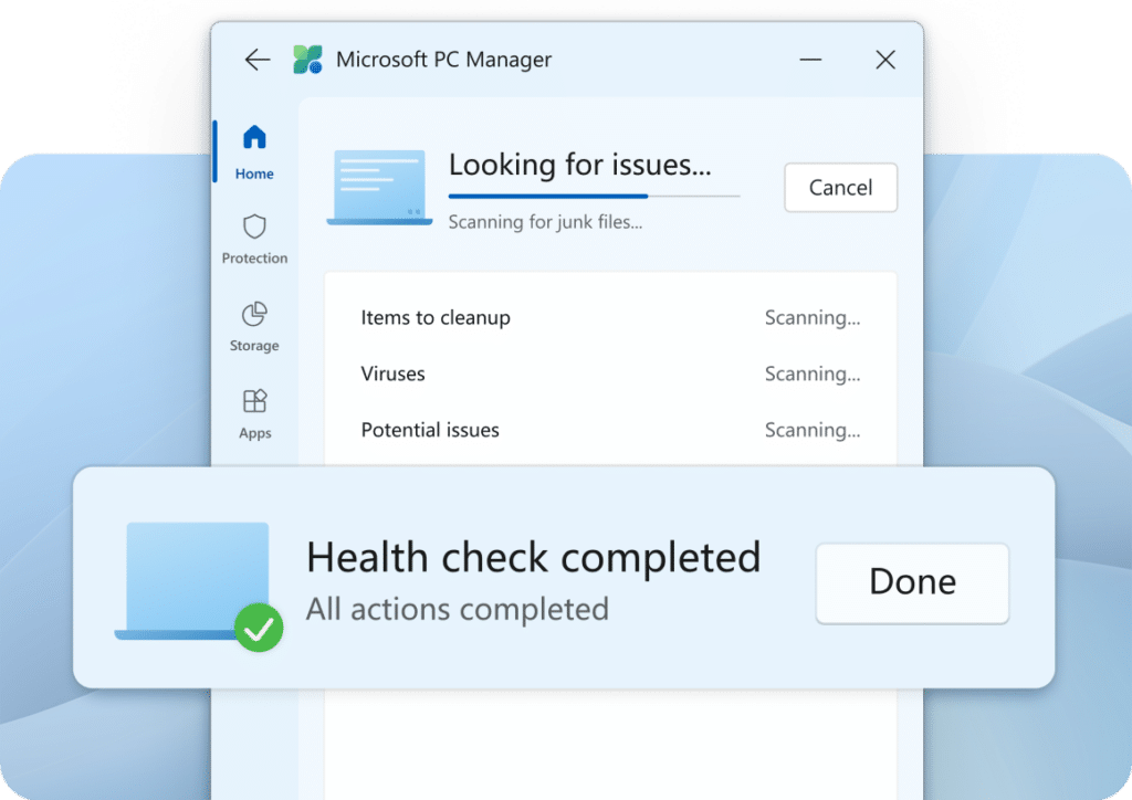 Новата програма PC Manager на Microsoft дава големи обещания безплатно ускоряване на компютъра ви