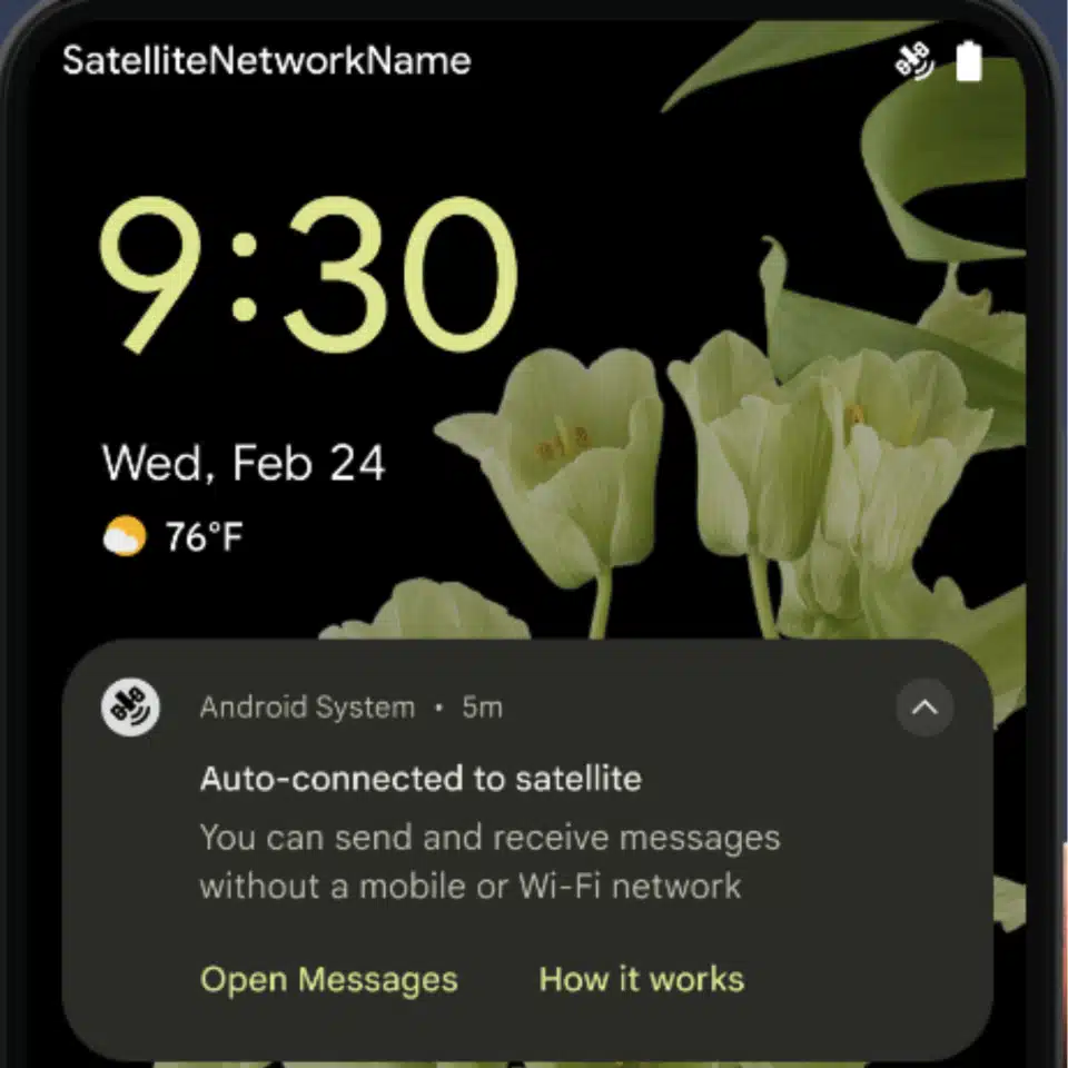 Революционно: Android 15 ще въведе поддръжка на спътников роуминг за обикновени смартфони