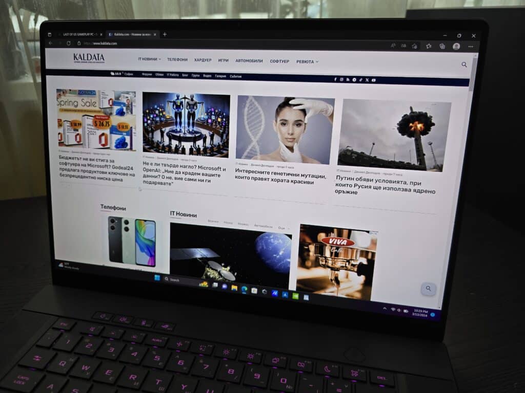 ROG Zephyrus G16 (GU605): Мощност, прецизност и елегантност