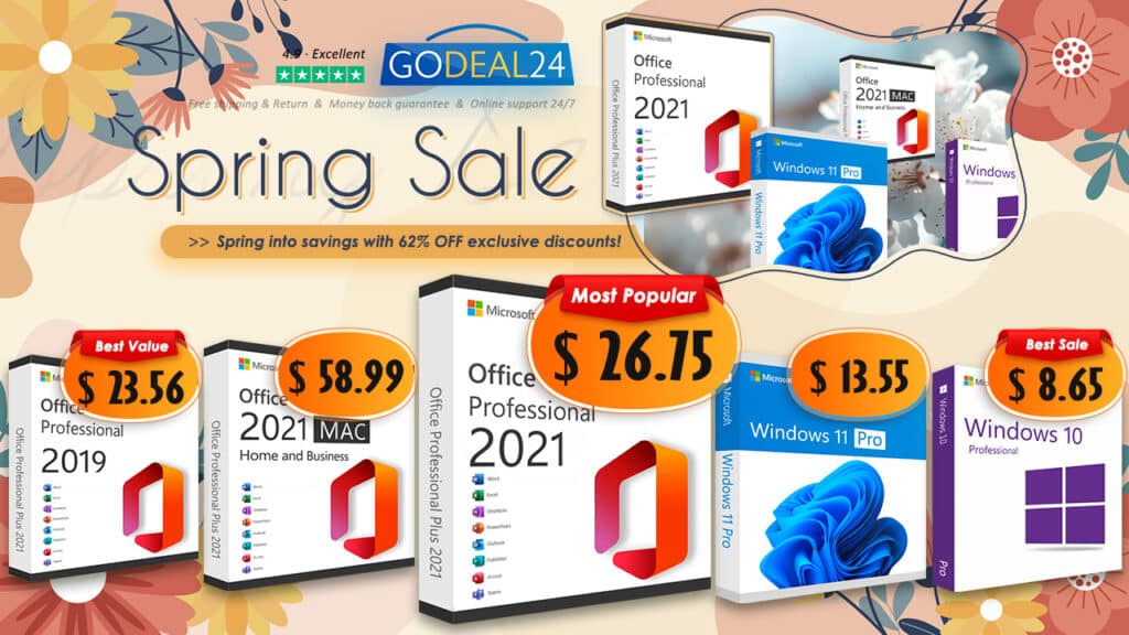 Бюджетът не ви стига за софтуера на Microsoft? Godeal24 предлага продуктови ключове на безпрецедентно ниска цена