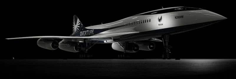 Първият прототип на свръхзвуков пътнически самолет на Boom Supersonic излетя в небето