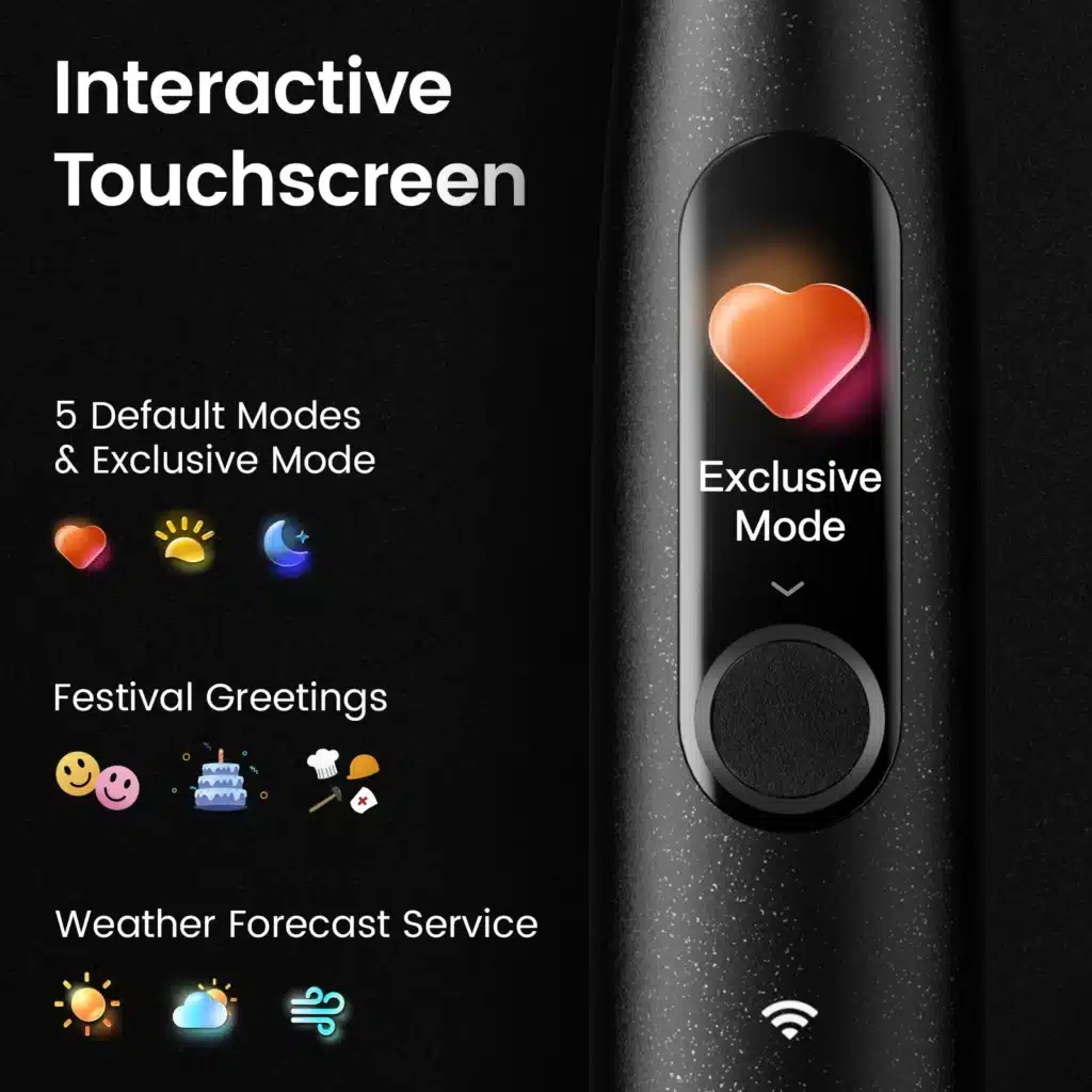 Четката за зъби Oclean X Ultra S WiFi Smart Sonic е алтернатива на Philips-Sonicare, но предлага WLAN, AI и сензорен екран