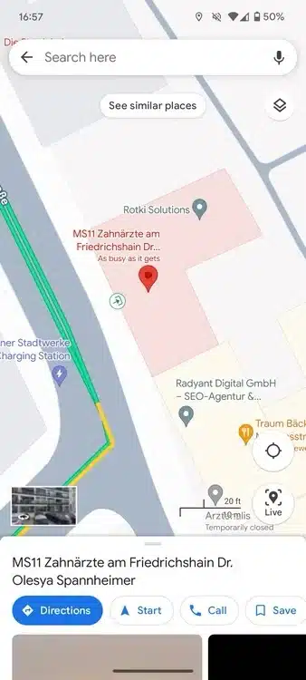 Google Maps вече ще навигира до входа на крайната ви дестинация