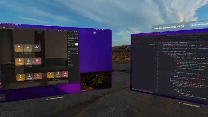Приложението Splitscreen добавя мултимониторна настройка за Apple Vision Pro