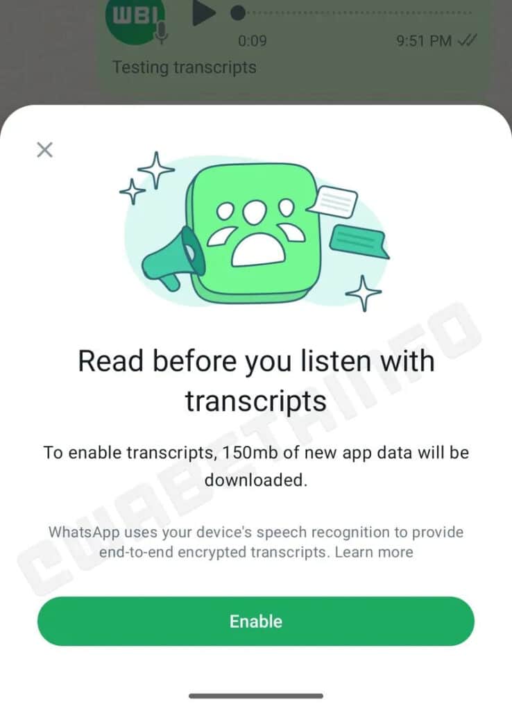 WhatsApp скоро ще ви позволи да превръщате гласовите съобщения в текстови