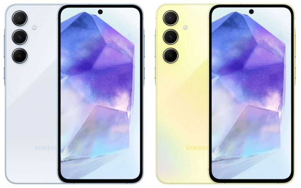 Samsung официално представи Galaxy A35 и A55 с 6.4″ OLED екрани, чипове Exynos и цени от €380 до €530