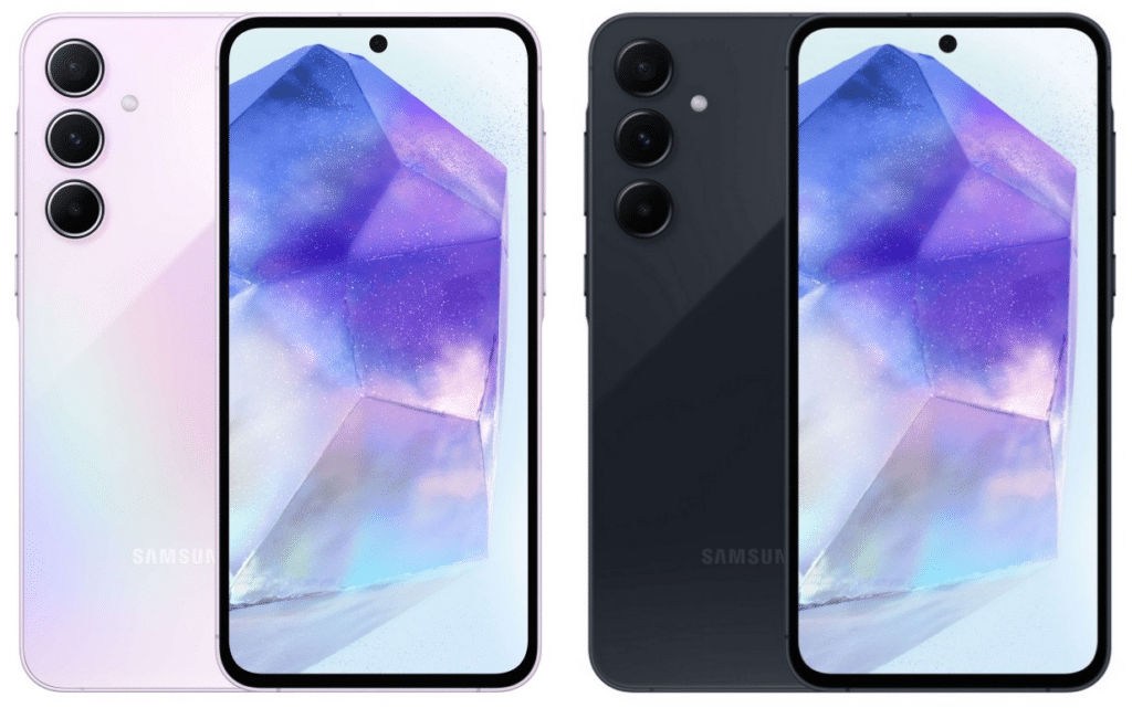 Samsung официално представи Galaxy A35 и A55 с 6.4″ OLED екрани, чипове Exynos и цени от €380 до €530