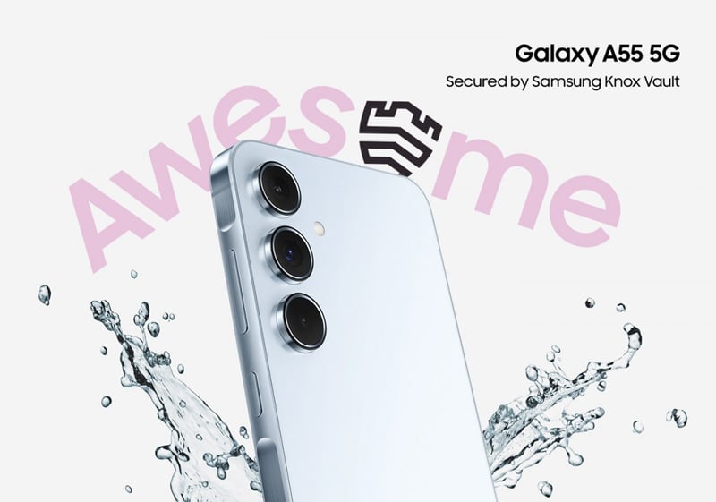 Показаха Samsung Galaxy A55 и Galaxy A35 в официални изображения преди пускането им на пазара на 11 март