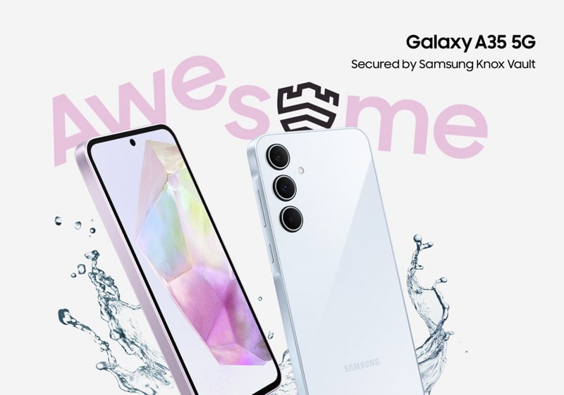 Показаха Samsung Galaxy A55 и Galaxy A35 в официални изображения преди пускането им на пазара на 11 март