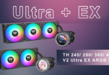 Thermaltake представи охладителя с течност TH V2 Ultra EX ARGB Sync с подобрения дизайн MagForce 2.0