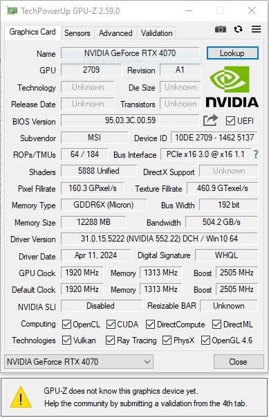 Nvidia пусна обновената GeForce RTX 4070 с орязания чип AD103