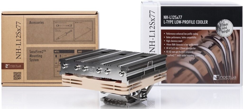 Noctua пусна нископрофилния процесорен охладител NH-L12Sx77