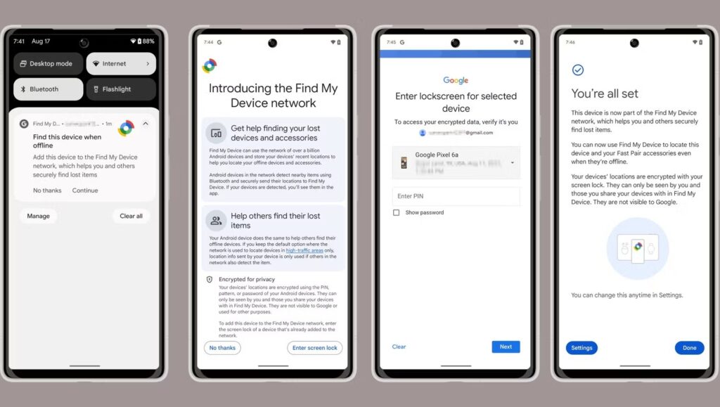 Най-накрая: Google започна да разпространява Find My Device за Android