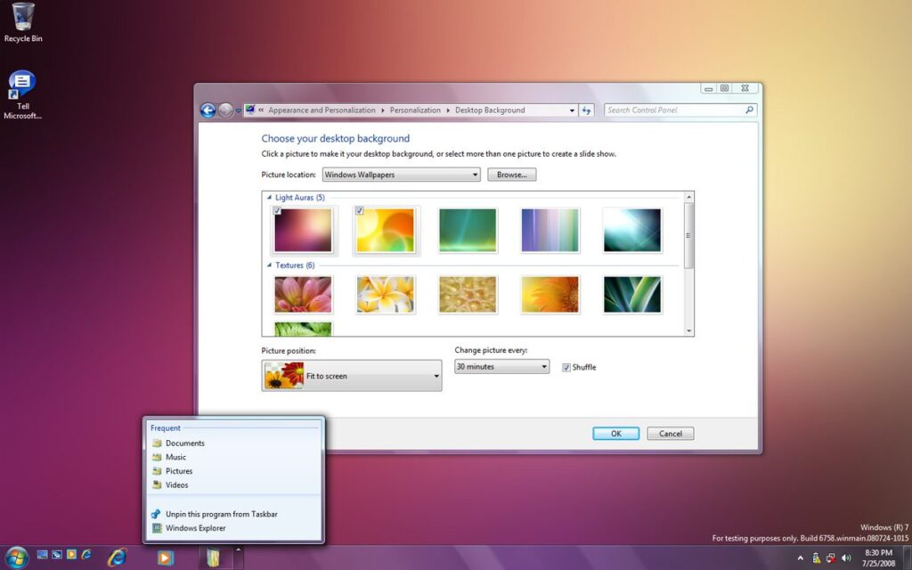 Стара, неиздадена бета версия на Windows 7 изтече в интернет