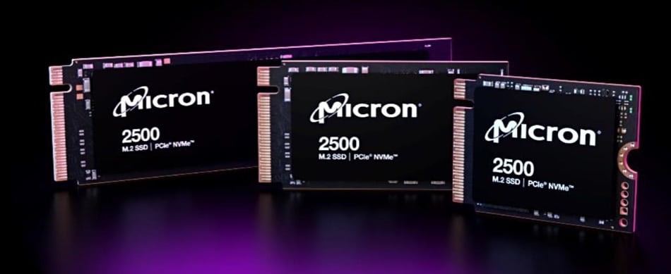 Представени са Micron 2500 – неочаквано бързи SSD дискове, използващи най-новата 232-слойна QLC памет