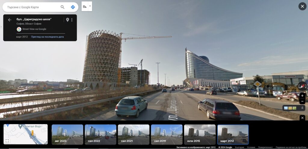 Колите на Google Street View отново са в България