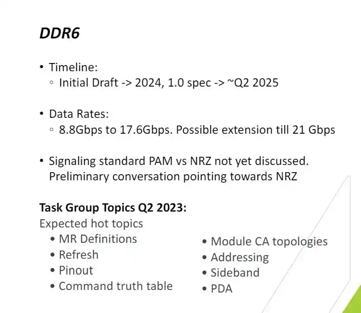 JEDEC сподели какви са скоростите на оперативната памет тип DDR6 и LPDDR6