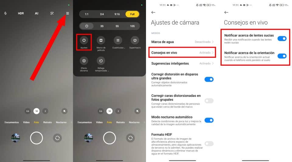 Две функции, които трябва да бъдат активирани в камерата на Xiaomi, за да се подобри качеството на снимките