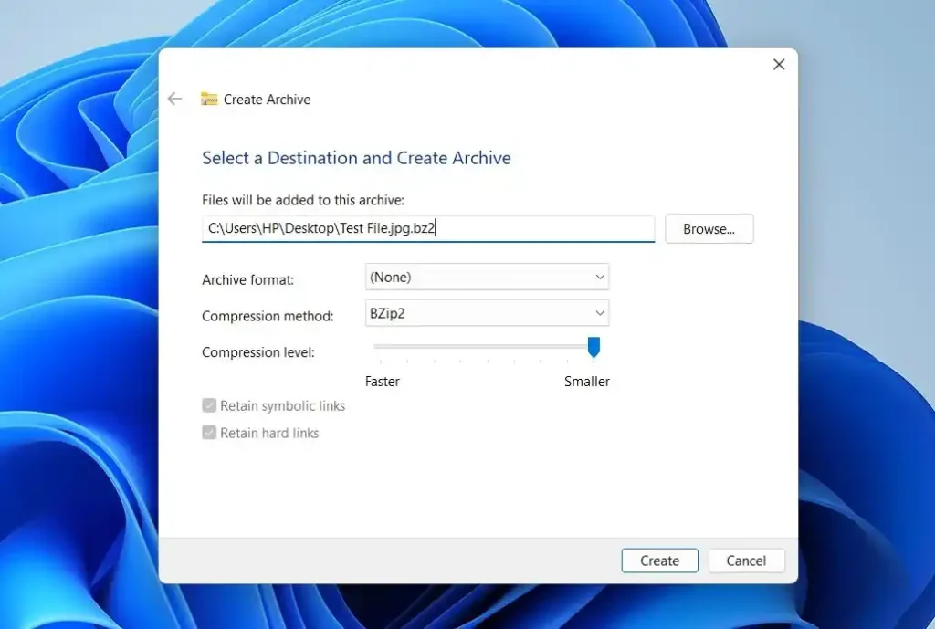 Най-после: Windows 11 вече може да създава TAR, ZIP и 7Z архиви